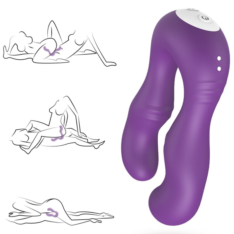 Seraph Purple Double Remote Vibrator