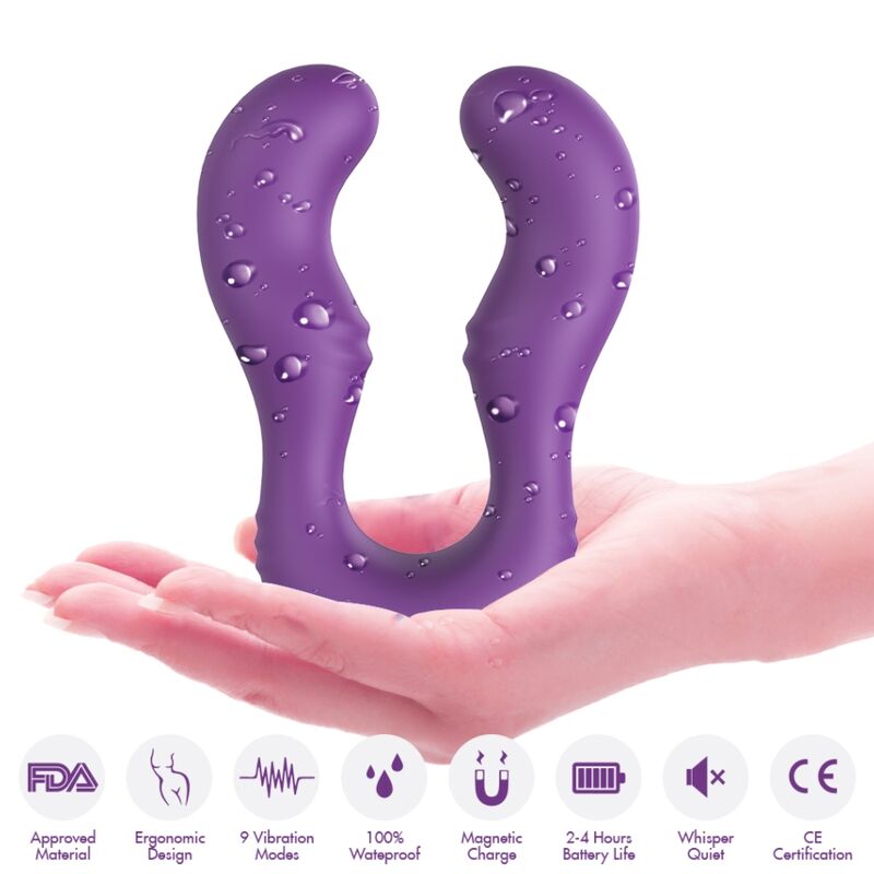 Seraph Purple Double Remote Vibrator