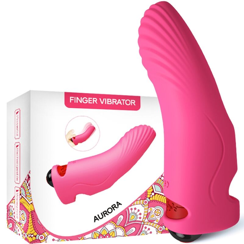Vibrador de Dedo Aurora Fuchsia