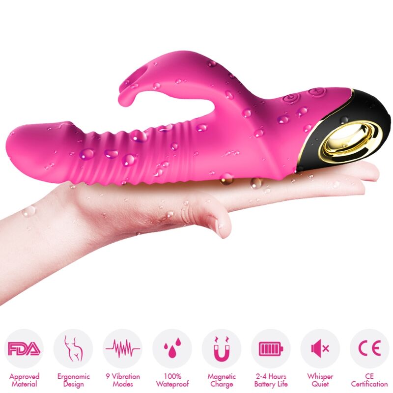 Zing Rabbit Vibrator - Fuchsia