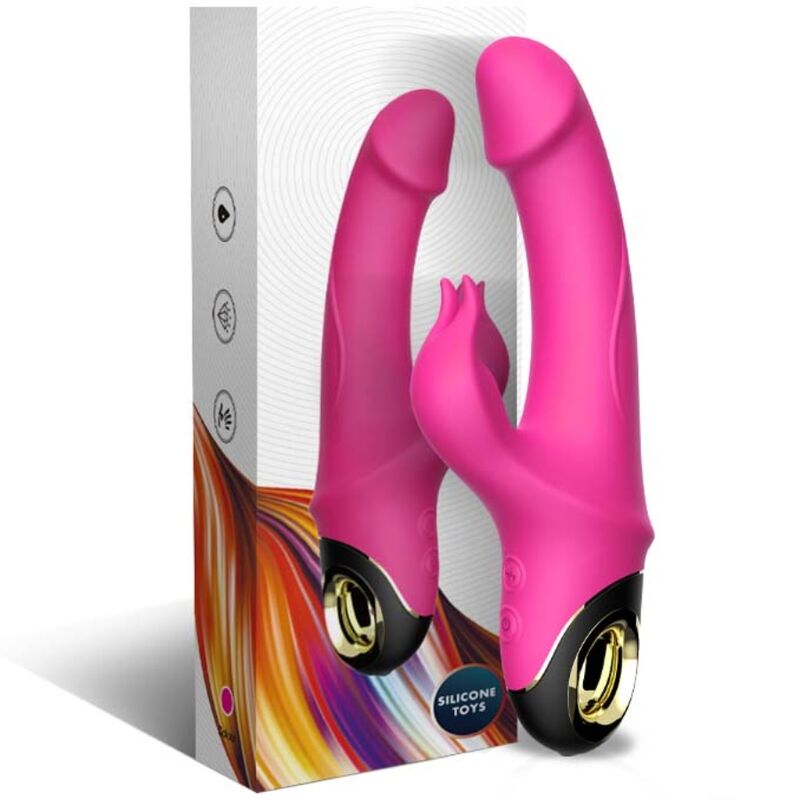 Vibrador Rotativo Dildo Rabbit Meteror