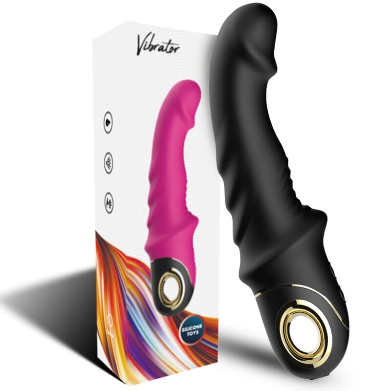 Joyblade Rotating Vibrating Dildo - Black