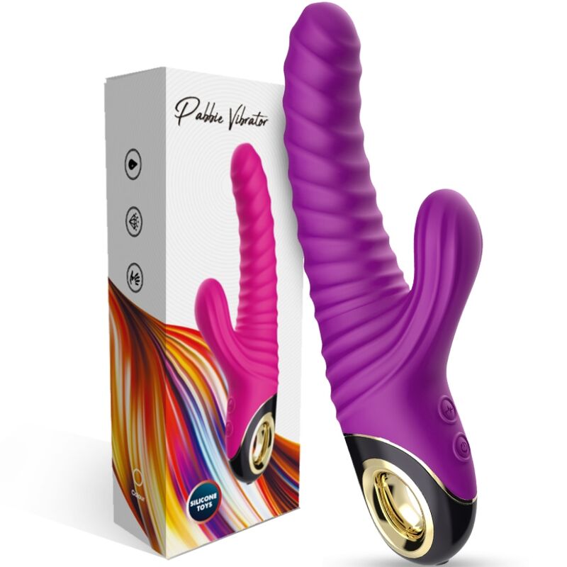 Vibrador de Silicona Púrpura Eternity