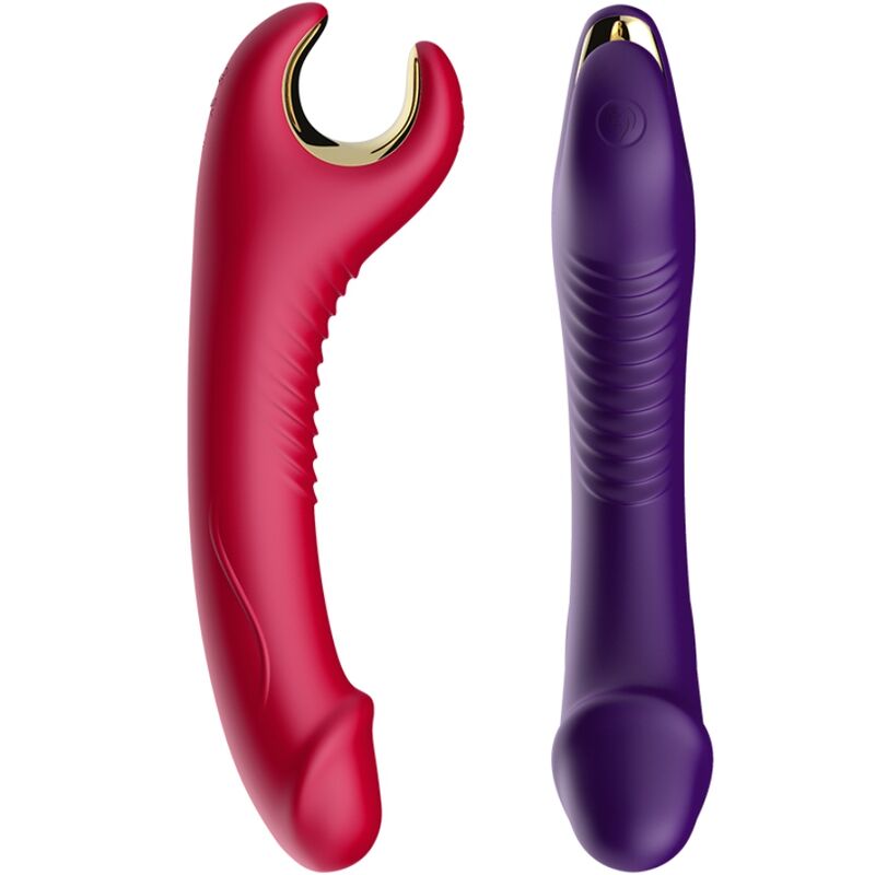 Dildo Vibrador y Rotador Prince Red