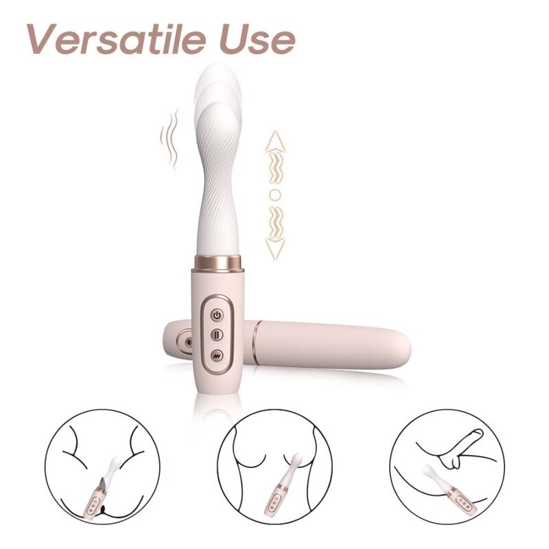 Yellow Automatic Telescopic Vibrator