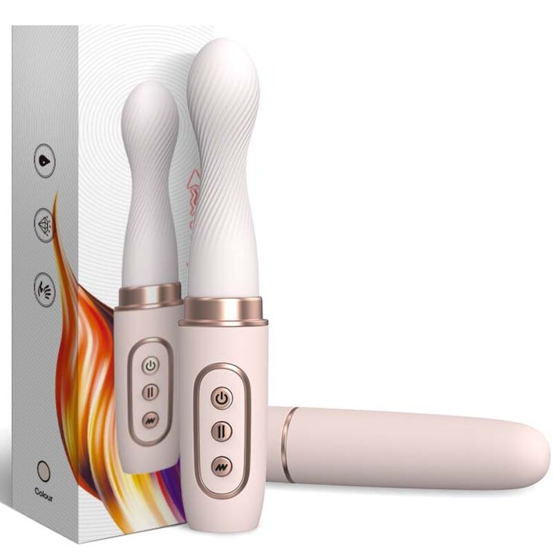Yellow Automatic Telescopic Vibrator