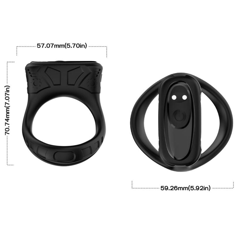 Multiposition Black Ring Vibrator
