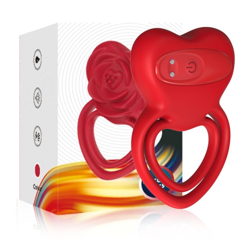 Heart-Shaped Red Ring Vibrator