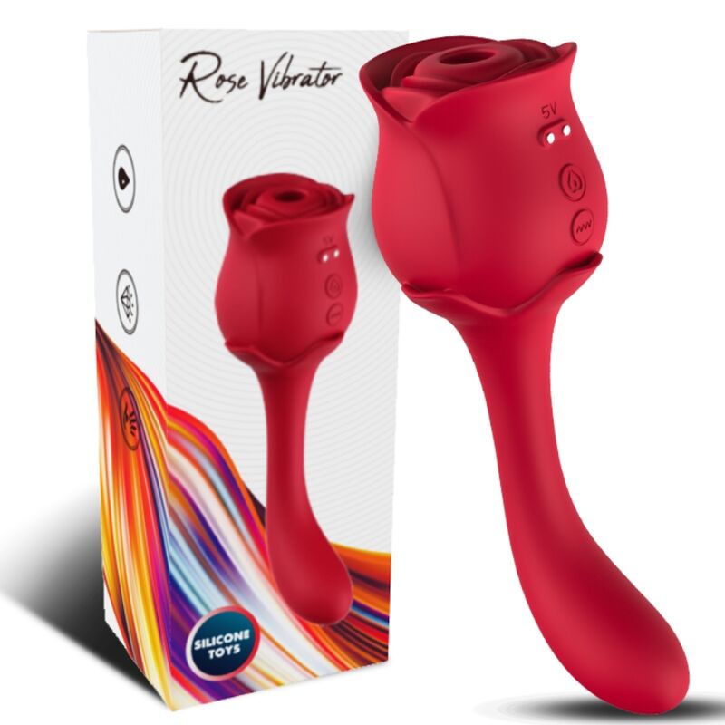 Roselover Red Vibrating Clitoral Stimulator