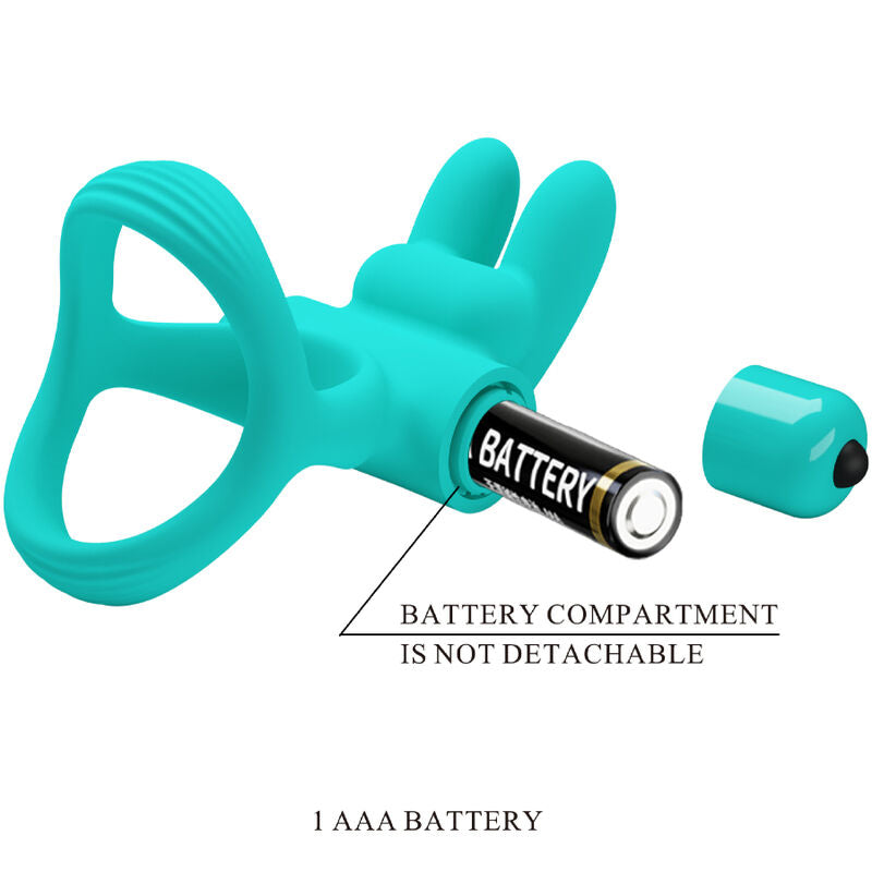 Dante Green Rabbit Vibrator Ring