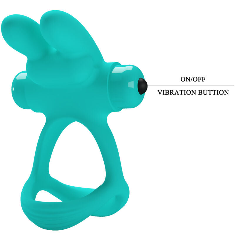 Dante Green Rabbit Vibrator Ring
