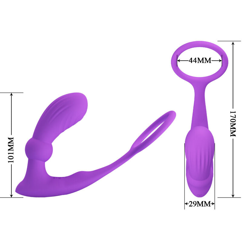 Warren Violet Vibrating Anal Ring