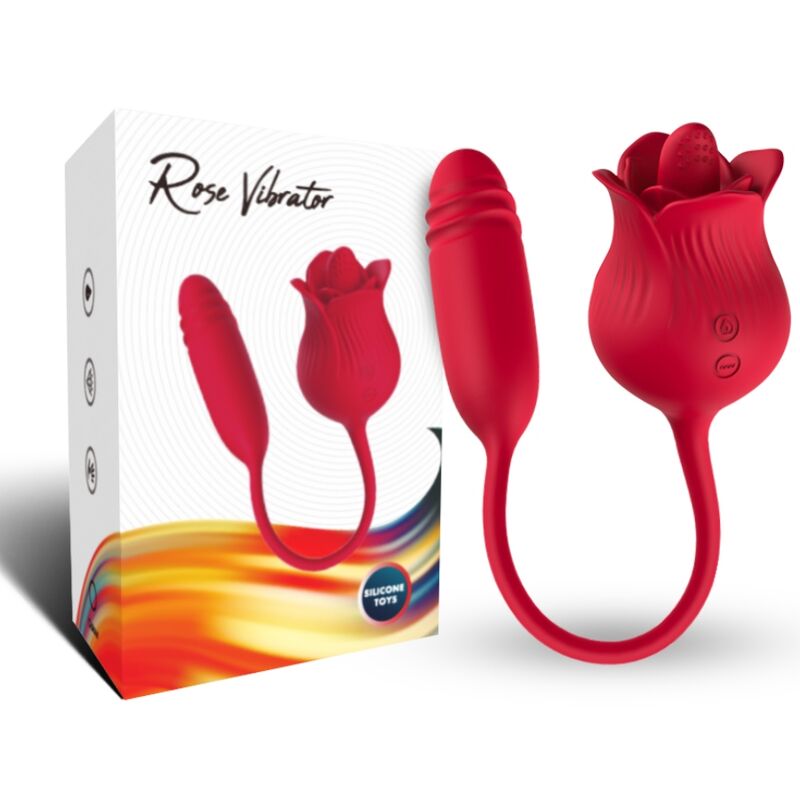 Roselip Vibrating Clit Licker - Red