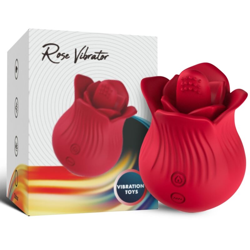 Rose Dual Pleasure Vibrator & Stimulator