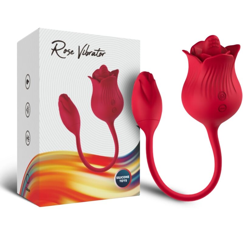 Vibrador de Clítoris Rosa con 10 Modos