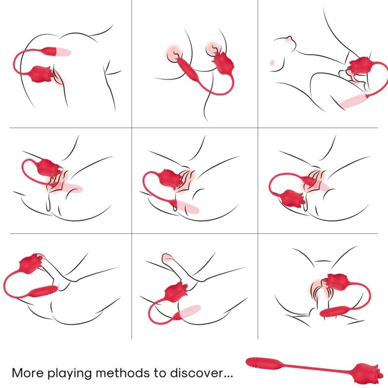 Rose 3-in-1 Pleasure Stimulator