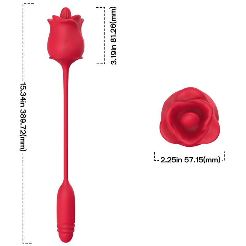 Rose 3-in-1 Pleasure Stimulator