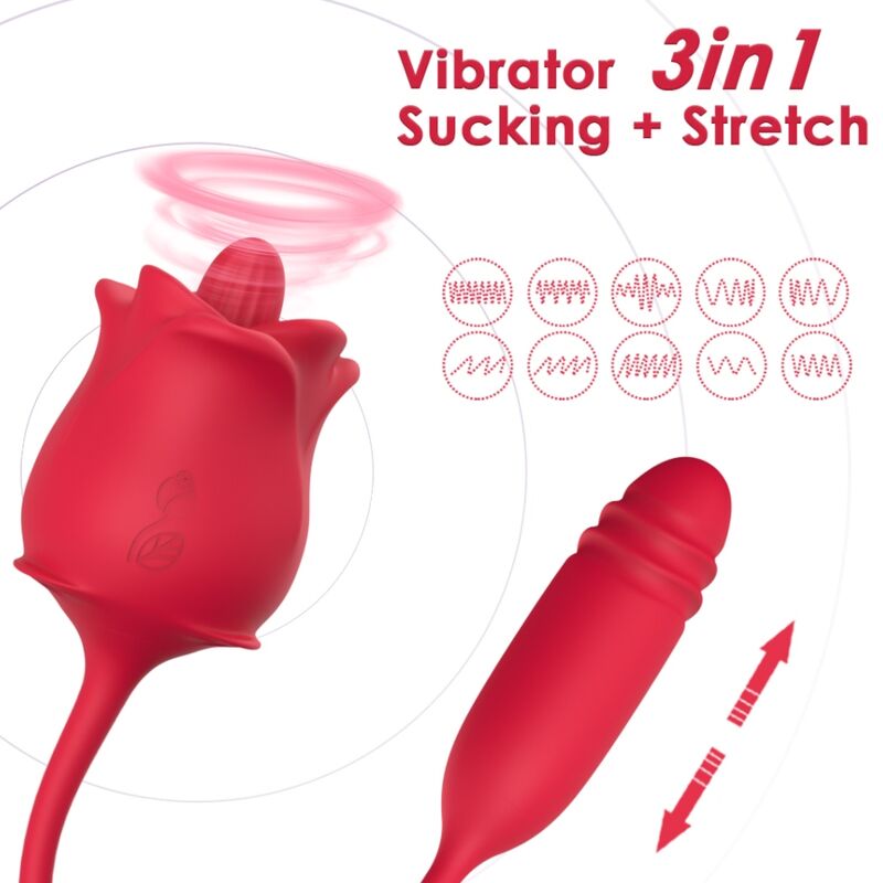 Rose 3-in-1 Pleasure Stimulator