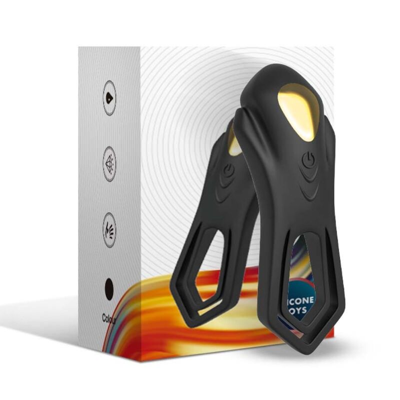 Roadster Vibrator Double Cock Ring Remote
