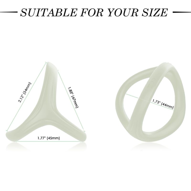Tresor Double Luminous Silicone Ring
