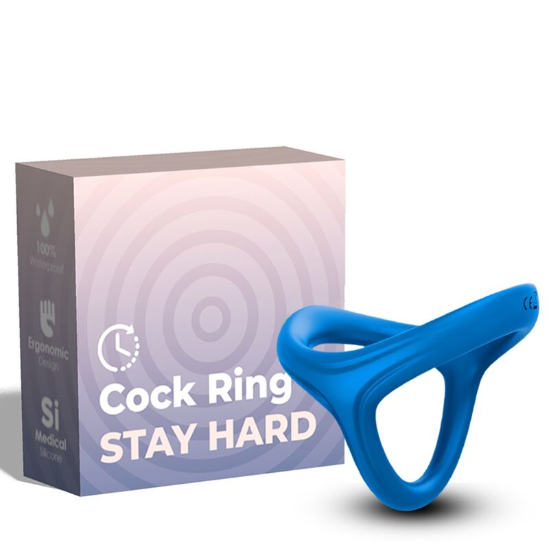 Anillo para Pene de Silicona Doble Tresor - Azul