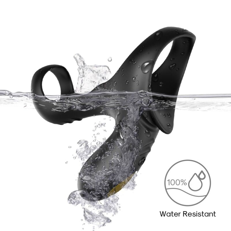 Ranger Double Vibrating Couples Ring - Black