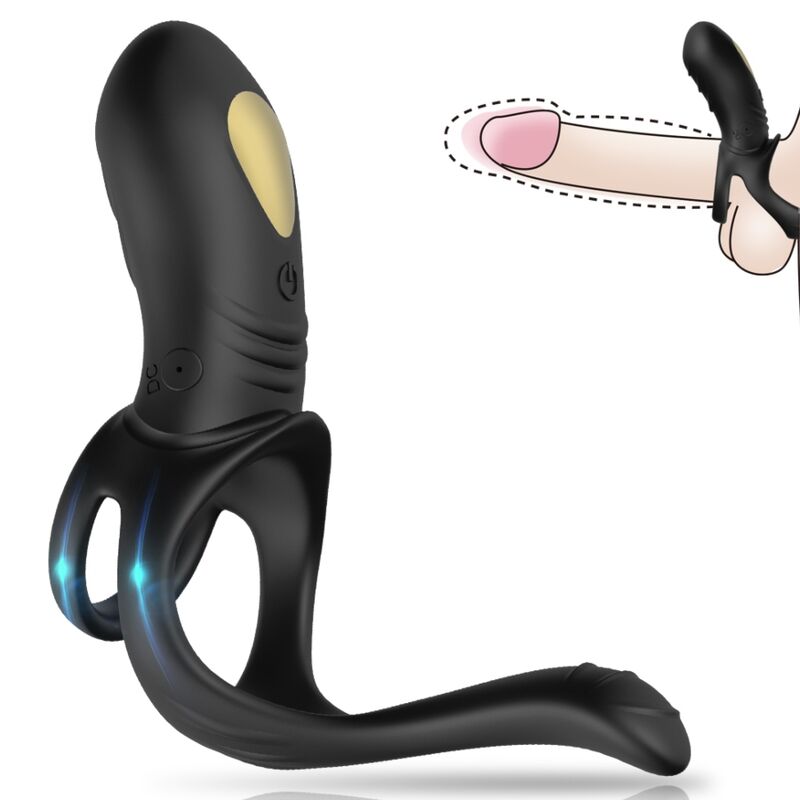 Joy Jumper Vibrating Couples Ring & Remote Anal Plug