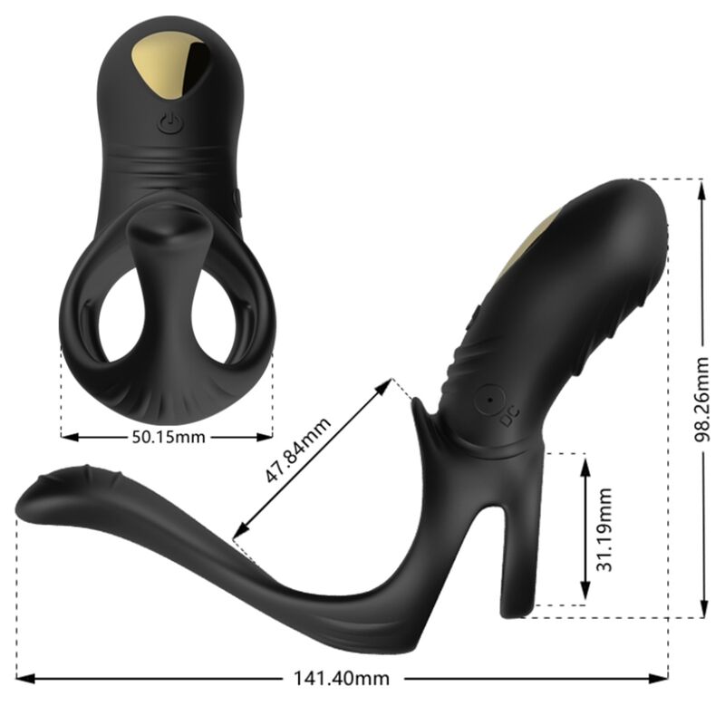 Joy Jumper Ring Vibrator & Anal Plug