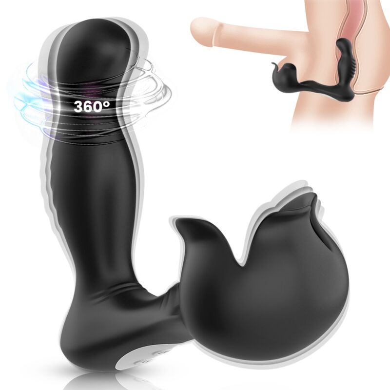 Remote Control Anal & Testicle Vibrator