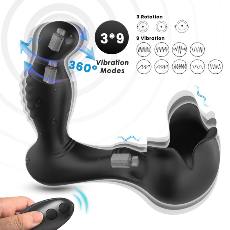 Remote Control Anal & Testicle Vibrator