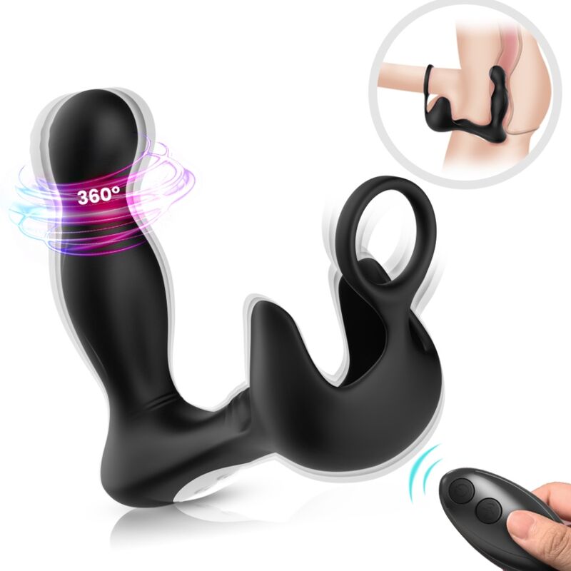 Remote Control Vibrating Anal & Testicle Ring