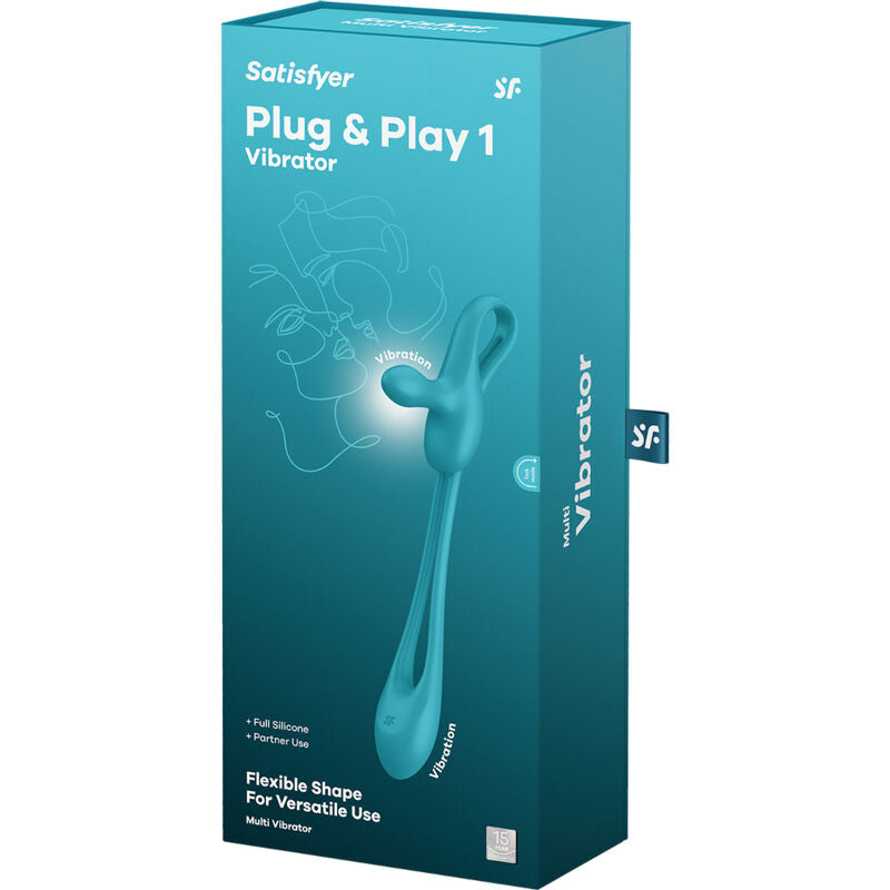Plug & Play 1 Vibrador Multifunções Flexível