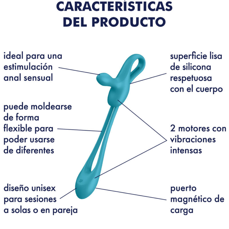 Plug & Play 1 Vibrador Multifunções Flexível