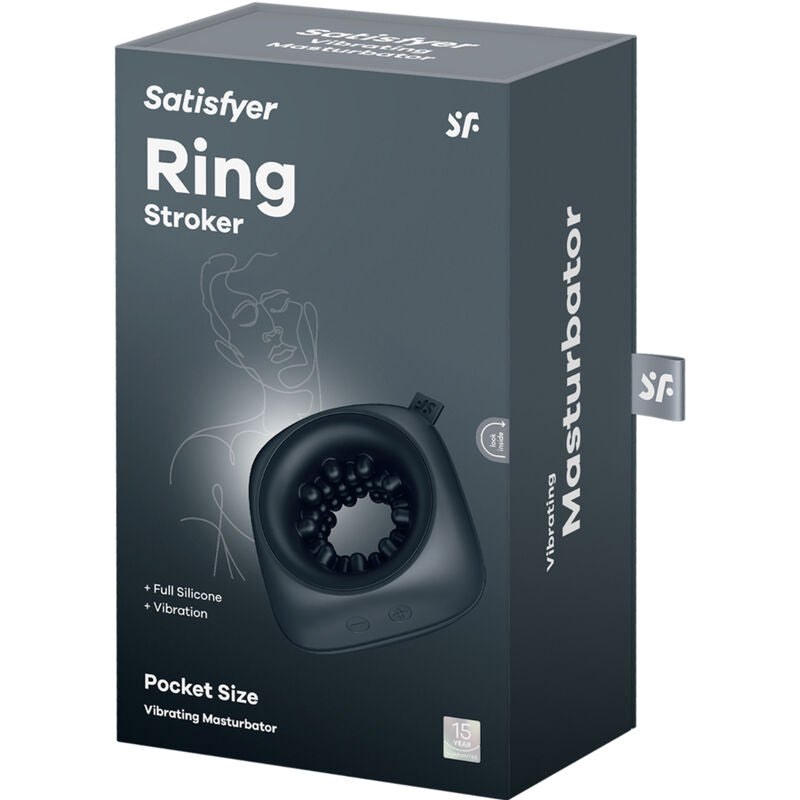 Ring Stroker Male Masturbator & Vibrator