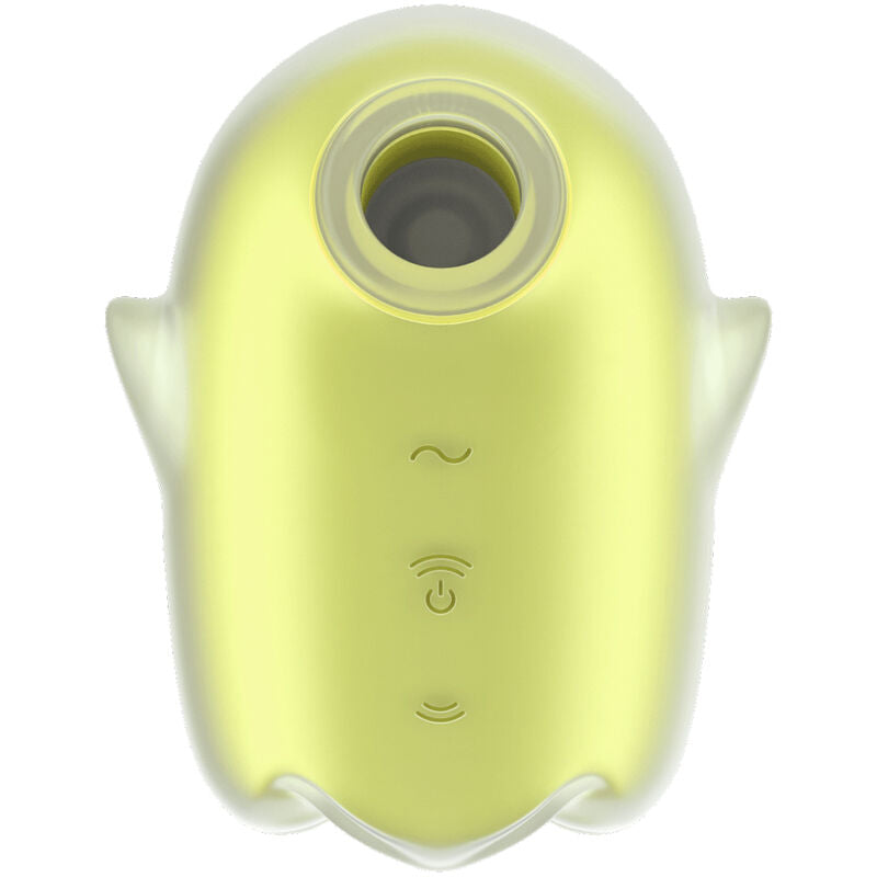 Glowing Ghost Yellow Air Pulse Vibrator