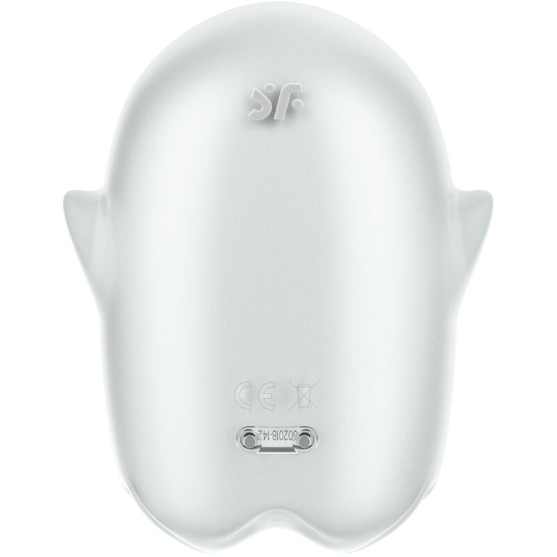 Glowing Ghost Air Pulse Vibrator White