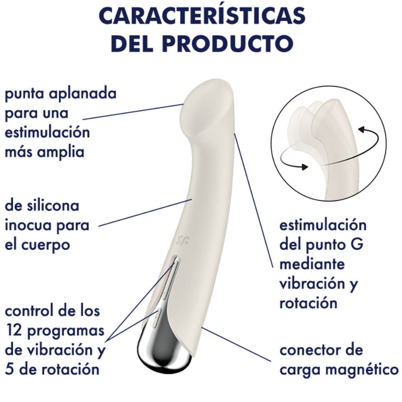 Vibrador Rotativo G-Sport 1 - Beige