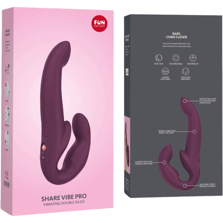 Share Vibe Pro Vibrador Dual - Violeta
