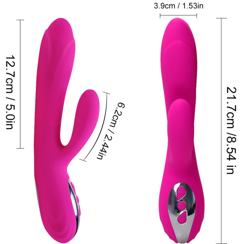 Flexible Dual Vibrator with Heat Effect