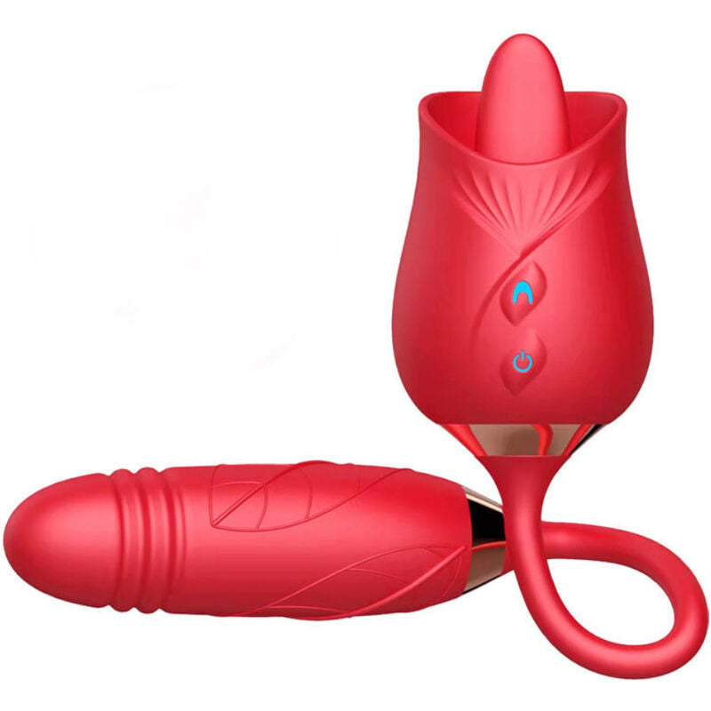 Delight Flower Vibrator & Thrusting Tongue
