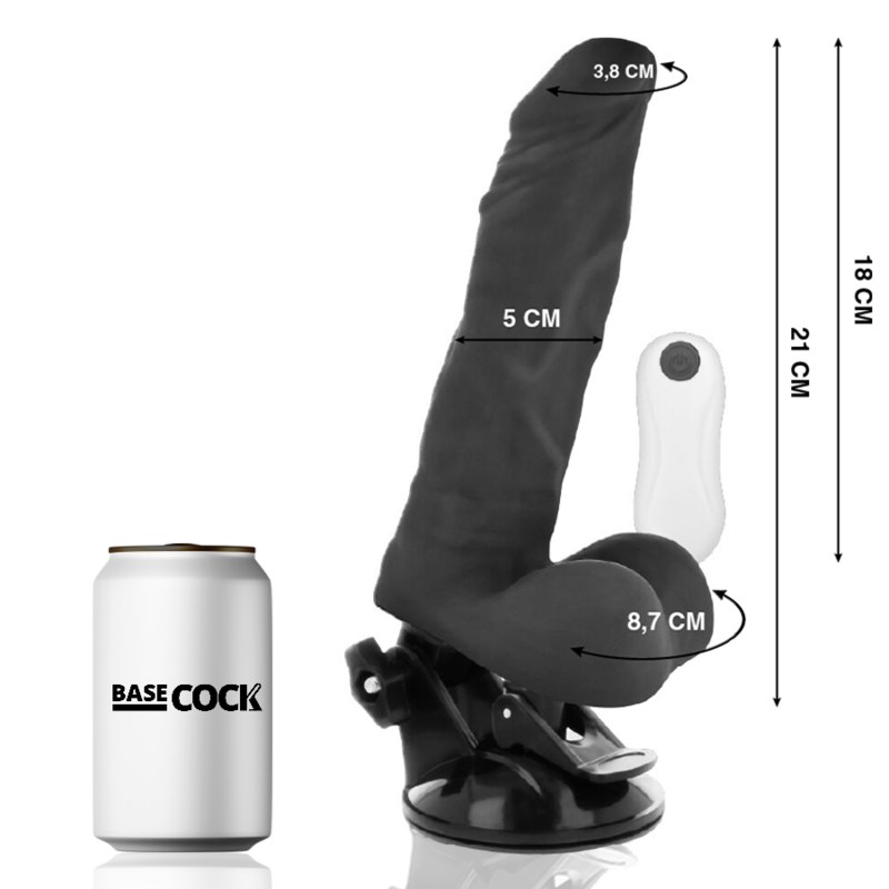 Remote Control Articulated Vibrator 21cm