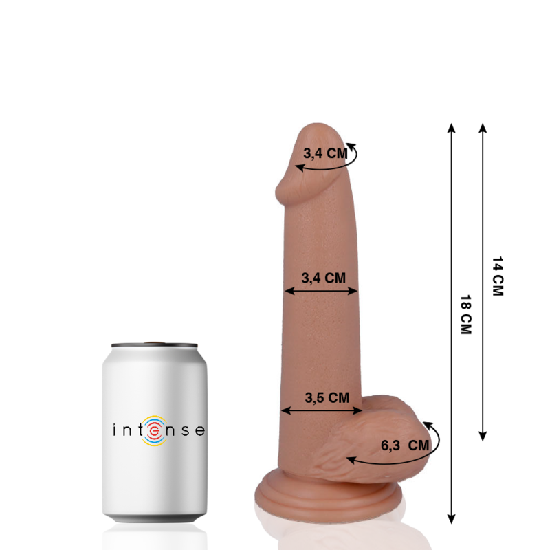Realistic 10" Cock - 18 cm Length