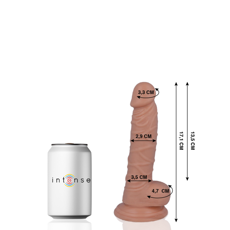 7" Realistic Cock - 17.1 cm Length
