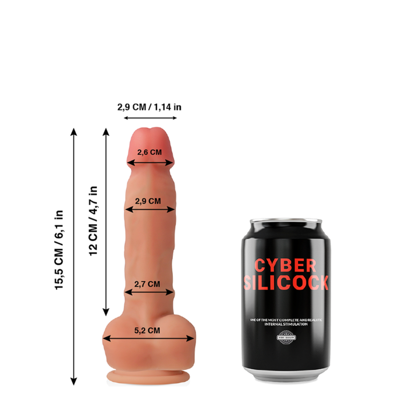Ansel Ultra Realistic Silicone Dildo