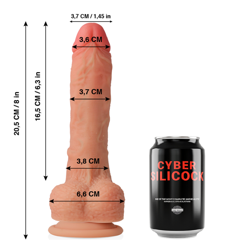Connor Realistic Silicone Sex Toy 20.5cm