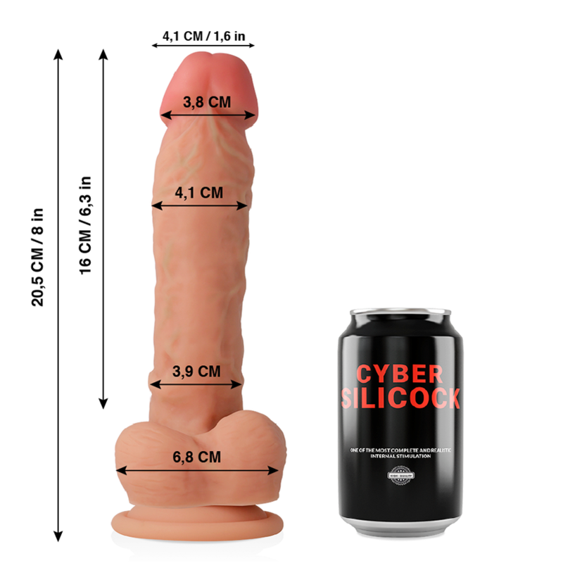 Ultra Realistic Silicone Dong 20.5cm