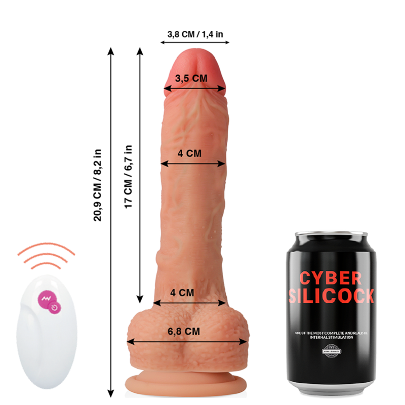 Remote Control Mr Rick Realistic Vibrator