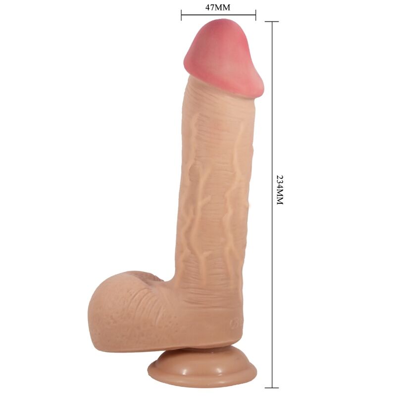 Sliding Skin Realistic Dildo with Suction Cup