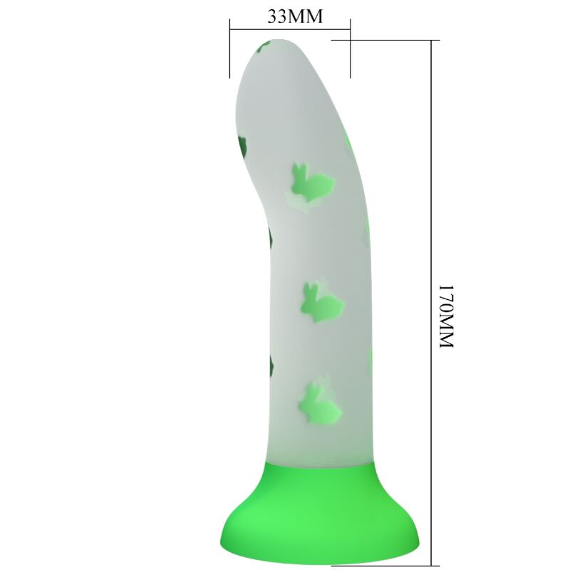 Magical Nightfall Luminous Green Dildo