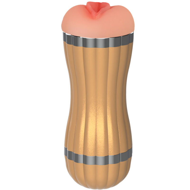 Bevis Dual Entry Masturbator Golden